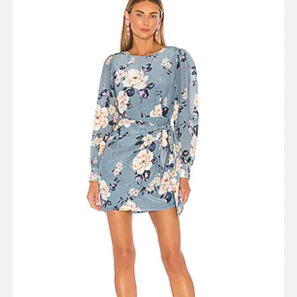 YUMI KIM x Revolve Womens 100% Silk Mini Wonderland Honey Rose Stone Sz SM Party - Picture 2 of 12